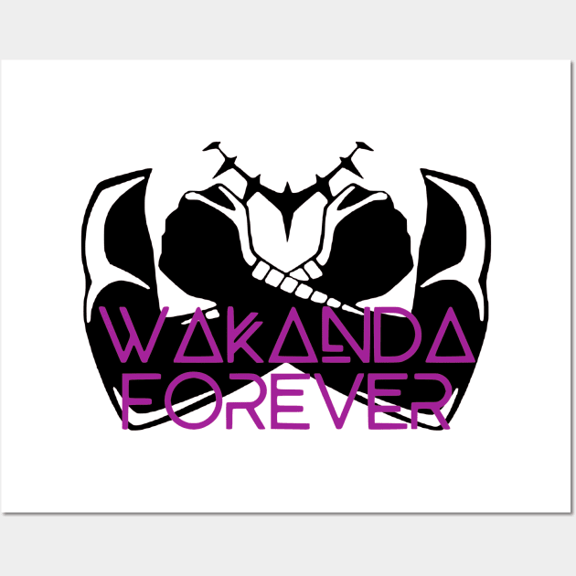 Wakanda Forever, Black Panther Wall Art by Cargoprints